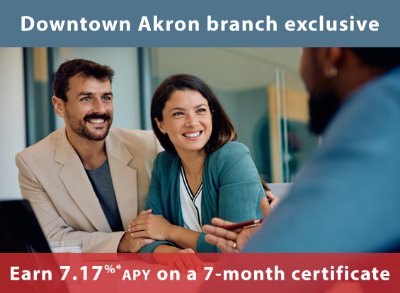 Photo of couple talking to a manager