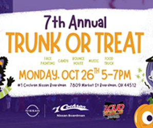 7th annual trunk or treat - monday october 26th