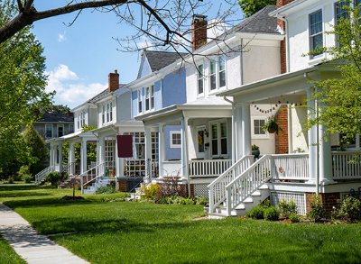Photo of a row of houses